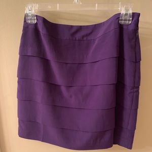 NWT LOFT SZ 2P Purple Skirt